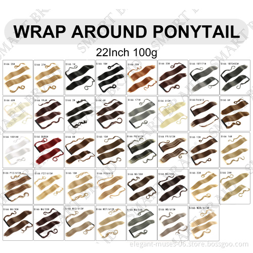 wrap around claw clip drawstring straight kinky ponytail braid ponytail hair extensions synthetic hair ponytail synthetic hair